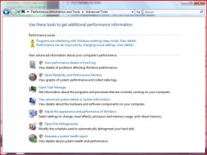 vistaperformance2 Advanced Tools